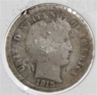 1915 Barber Dime