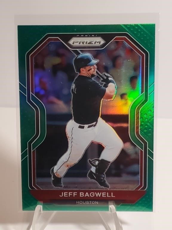 2021 Panini Prizm Green Prizm Jeff Bagwell