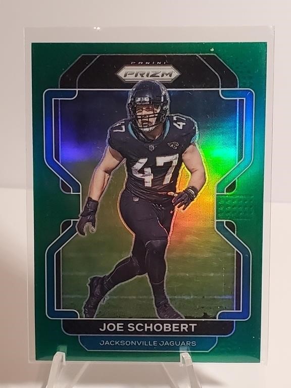 2021 Panini Prizm Green Prizm Joe Schobert