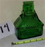 TC Wheaton Co Flint Glass Penny Bank