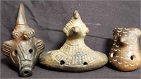 Pre-Columbian-style pottery ocarinas