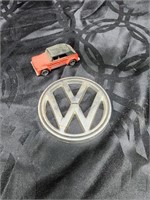 Die Cast VW and Emblem