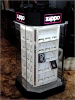 Zippo Lighted Display w/ Key & 2 Lighters