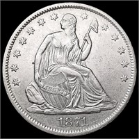 1871-S Seated Liberty Half Dollar CLOSELY