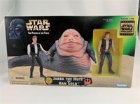 Star Wars Jabba The Hutt & Han Solo. MIB 1997