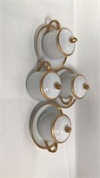 New Lot of 4 Teacup Set