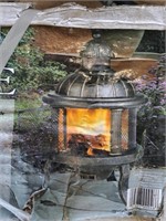 Georgetown outdoor fireplace for wood/charcoal