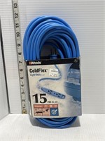 Coldflex 15m blue extension cord