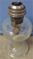 Lincoln Drape Clear Glass Aladdin NuType Oil Lamp