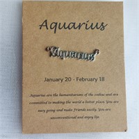 Aquarius Necklace Charm