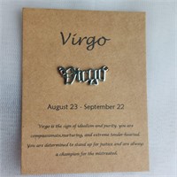 Virgo Necklace Charm