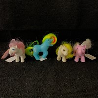 Lot of 4 Baby Ponies with Beddy Bye Eyes