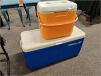 2 Coleman coolers