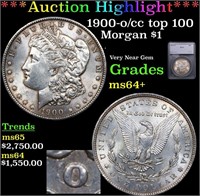***Auction Highlight*** 1900-o/cc top 100 Morgan D