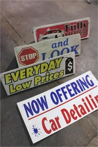 Auto Sales Signs