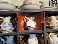 Row of 3 mini teapots