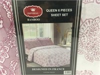 New Imperial Bamboo Queen 6pc Sheets Set