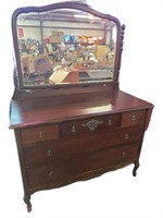 Vintage Dresser w’ Mirror (Matching Beds Follow)