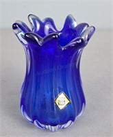 Chribska Czech Art Glass Vase