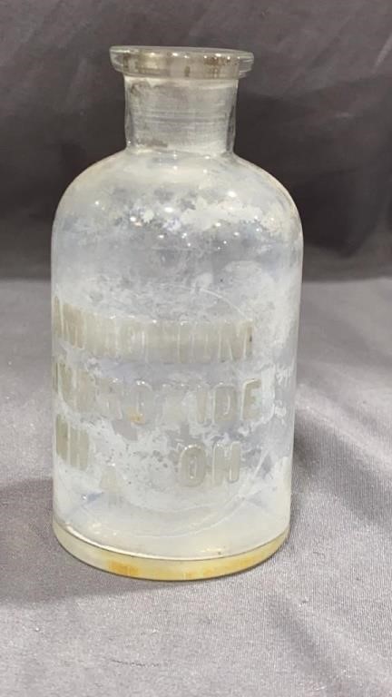 Ammonium hydroxide Apothecary Bottle