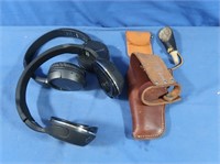 Vintage Turner Microphone, Sony Headphones,