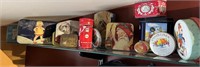 QTY OF ASSORTED VINTAGE TINS INCLUDES SWEETS,