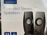 INSIGNIA POWERED STERO SPEAKERS RETAIL $20