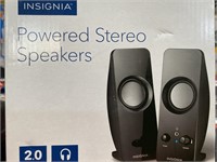 INSIGNIA POWERED STERO SPEAKERS RETAIL $20