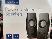 INSIGNIA POWERED STERO SPEAKERS RETAIL $20