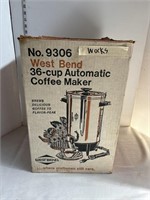 Westbend 36c automatic coffee maker