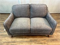 Mid Century Style Grey Loveseat