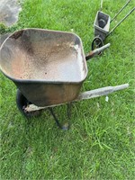 Deep wheel barrow- has some rot on wood