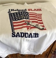I Helped Slam Saddam sweatshirt --size XL