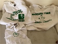 Group of Ozark Airlines shirts/sweatshirts