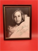 Autographed, Cybill Shepherd framed photo