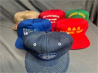 Vintage Assorted Hats Trucker Denim