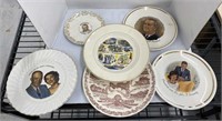 Lot of collectible plates
Including presidents,