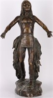 CHARKES HENRY HUMPHRISS BRONZE INDIAN SCULPTURE