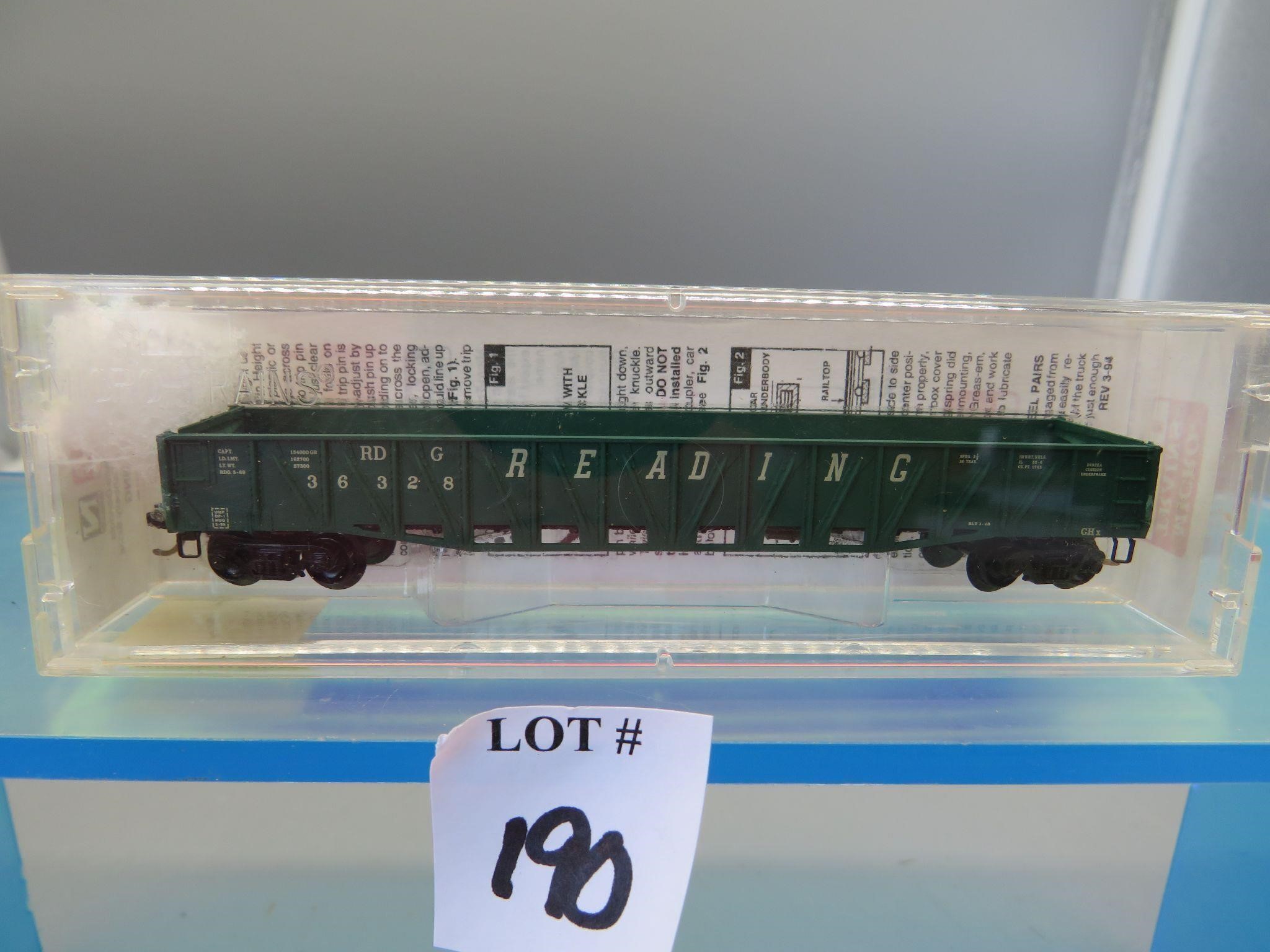 N Micro Trains Gondola Reading 62060