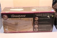 New Beautyrest memory foam air bed, queen sized