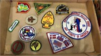 Flat of Boy Scout badges