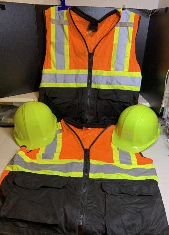 Safety vest and hats