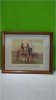 Indian Framed Picture 22"x18"