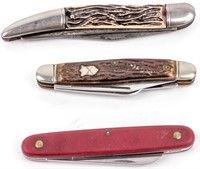 Three Knives: Camillus, Colonial, & Rostfrei