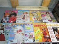 Lot of Vintage Porcelain Doll Collecting Magazines