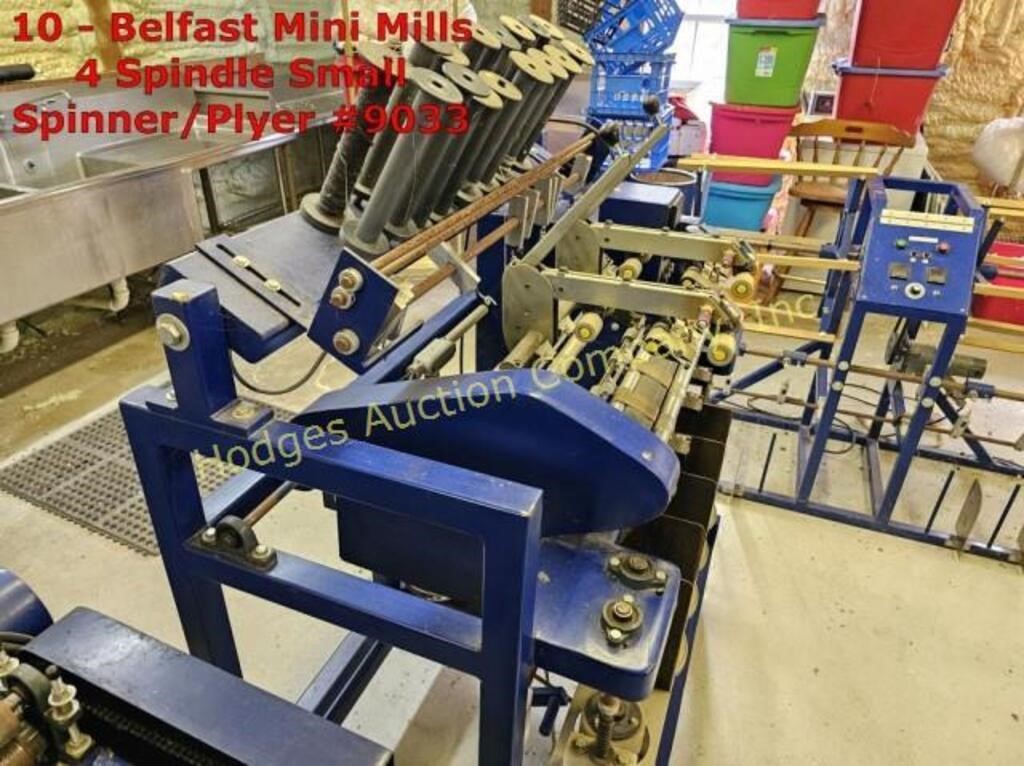Belfast Mini Mills 4 spindle small spinner/plyer