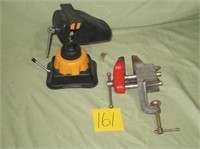 Columbian Suction Vise & Stanley Screw Clamp Vise