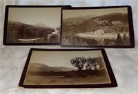 (3) Antique 1880's Albumen Photo Prints