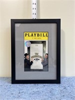 Framed Playbill Picture