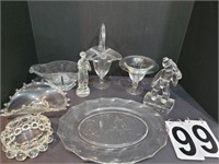 Various Glassware (Some Heisey)